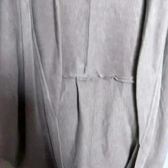 Oversized long open style chunky cardigan One Size Tan Batwing Sleeve Khaki - Picture 4 of 6